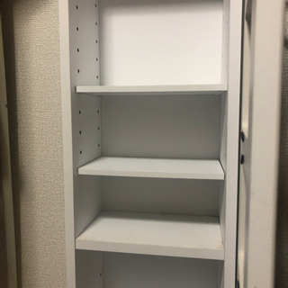 本棚(白)の画像