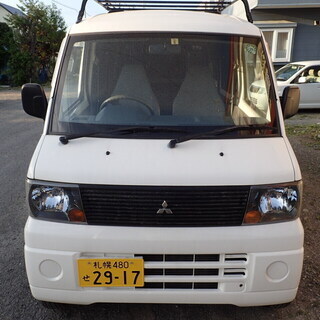 三菱 ミニキャブ AT 4WD切替 H 1６年車 実動 登録貨物  白系 車検無し格安提供の画像