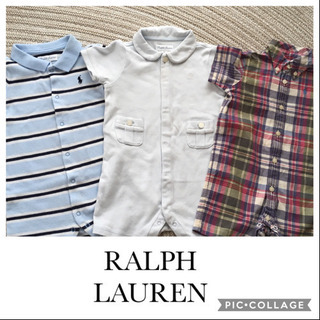 ラルフローレン ロンパース  3枚セット
