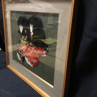 童木目込みの額　近日中に処分予定ですの画像