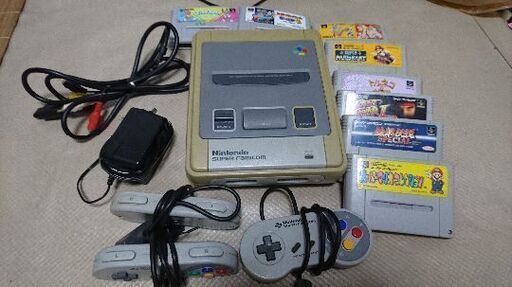 スーパーファミコン本体 附属品他カセット