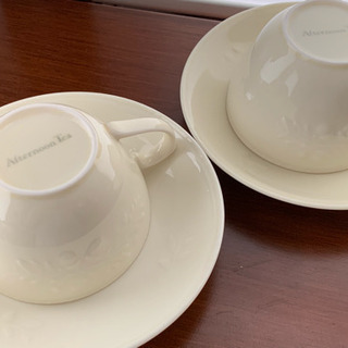 【お取引終了】英国 アフタヌーンティー ティーカップ 2客セットの画像