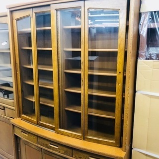 食器棚 浜本工芸 キズ有【トレファク上福岡店】
