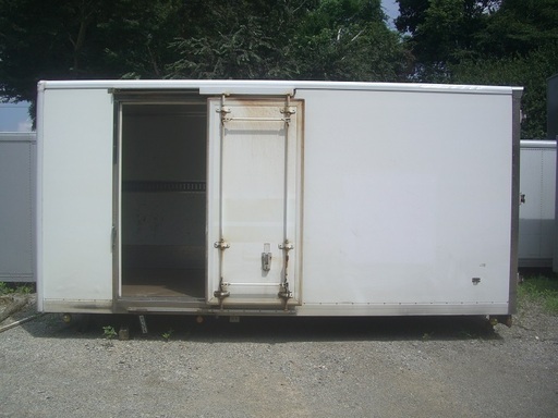 ♪ハBE101♪物置♪コンテナ♪スライドドア付き♪アルミ箱♪