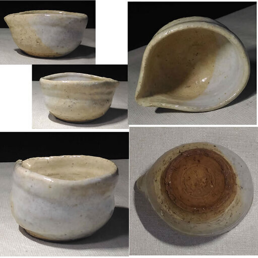 c168 湯冷まし 吉賀大眉 萩焼 湯さまし 合わせ箱 茶道具