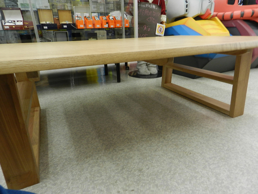 ニトリ 天然木センターテーブル 135×80cm 木製座卓 札幌市 北区 屯田