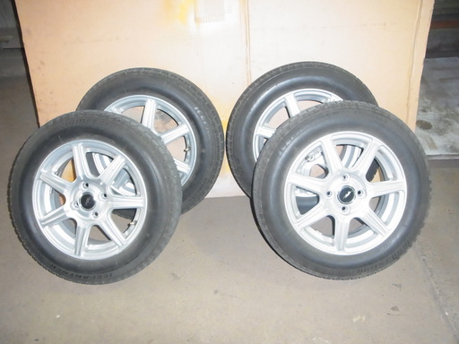 アルミ+スタッドレス175/65R14の4本セット