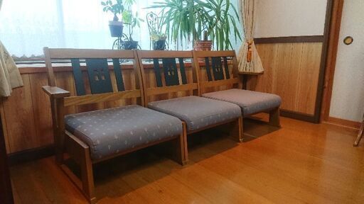 ソファー椅子　３脚セット