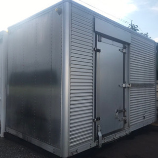 No.299 保冷バン 2ｔ アルミ箱 バイク倉庫 トラックコンテナ コメ保管庫 物置 DYI No.299 保冷バン 2t アルミ箱 バイク倉庫 トラックコンテナ コメ保管