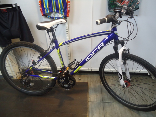 【エコプラス小倉南店】インディケーター マウンテンバイク  3×7段 ブルー色 Mサイズ 26インチ 中古車☆スタッフ永島おすすめ F14047