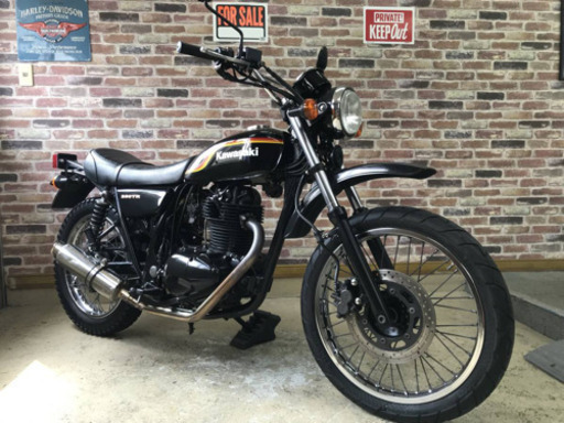 【外装各部とても綺麗！機関絶好調】KAWASAKI カワサキ 250TR BJ250F【多数画像動画有】検）ホンダ FTR ヤマハ TW スズキ グラストラッカー