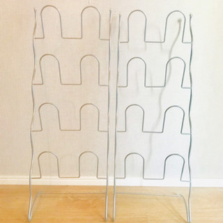 靴かけ2つの画像