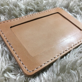 15、革の定期入れを作りませんか？革小物教室の画像