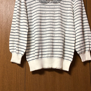引取りなら無料。春夏用サマーニット。七分袖。の画像