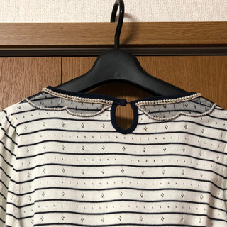 引取りなら無料。春夏用サマーニット。七分袖。の画像