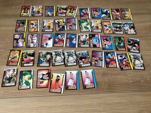 【大量 P.Pカードケース付き】ドラゴンボールZ スーパーバトル カードダス バンダイ キラ ノーマル ダブり有 混合 まとめ セット 計206枚