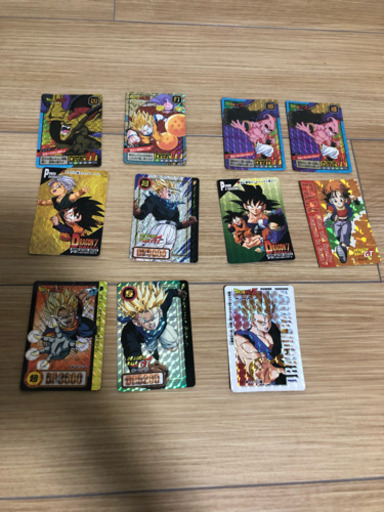 【大量 P.Pカードケース付き】ドラゴンボールZ スーパーバトル カードダス バンダイ キラ ノーマル ダブり有 混合 まとめ セット 計206枚