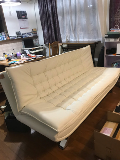 3人掛けソファーベッド  [引取り限定]
