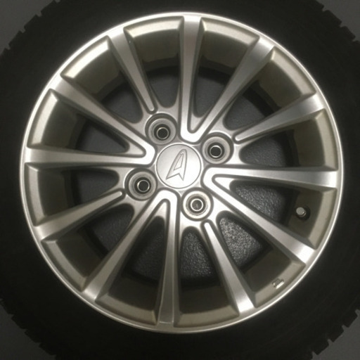 115-2ヨコハマiceGUARD iG50+ 155/65R14 14×4.5J +45 ダイハツ純正アルミホイール付4本セット YOKOHAMAスタッドレスタイヤ