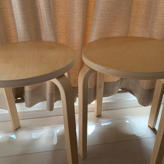 こちらは終了していますIKEA FROSTA スタッキング スツール 2脚セットの画像