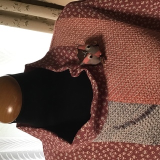 着物リメイク  手作り  ブラウス、ガウチョパンツのセットの画像