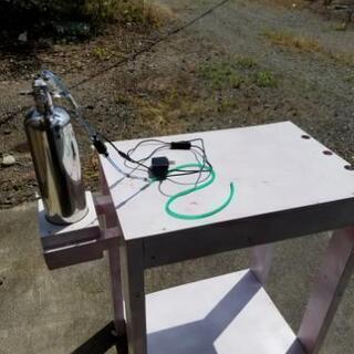  CO2化学式ボンベセット1式 電磁弁付き リーベックスタイマーPT50DW付きの画像