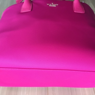 新品未使用【kate spade new york ケイト・スペード】トートバッグ スウィーハートピンク ナイロンxコーティングレザーの画像