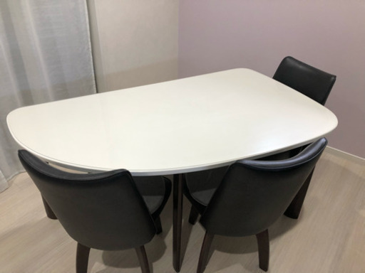 変形テーブル&回転椅子&ベンチ