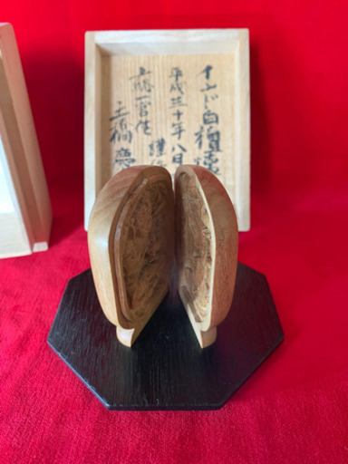 渾身の一点物白檀 聖観音菩薩像(懐中仏)(水子供養)(守護仏)(肌身仏像)(細密仏像)(魔除け浄化)土橋作