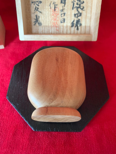 渾身の一点物白檀 聖観音菩薩像(懐中仏)(水子供養)(守護仏)(肌身仏像)(細密仏像)(魔除け浄化)土橋作