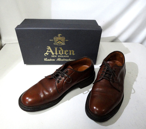 Alden/オールデン 946 WELTERWEIGHT Dワイズ US8 ブラウン ビジネス ウェルターウェイト 札幌市 白石区 東札幌