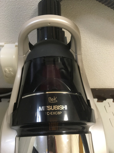 三菱の掃除機 ダストパックレスで清潔