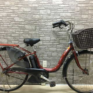 東京23区配達無料   新基準  ヤマハ パスナチュラ 6Ah リチウム 電動自転車 中古 26