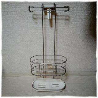 (決まりました)シャワーヘッドに引っ掛けるシャンプー・リンス・石鹸ホルダーの画像