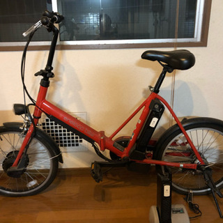 （終了）【ジャンク】折りたたみ  電動アシスト自転車  enel...