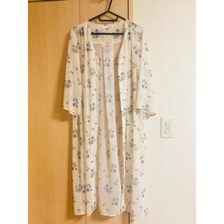 ロイヤルパーティー★花柄ロングカーディガン