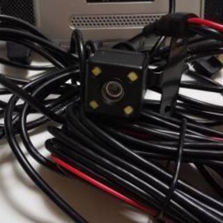 中華製 ミラー型ドライブレコーダー バックカメラとマイクロSDおまけの画像