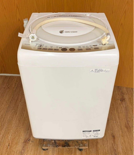 SHARP 7.0kg 全自動洗濯機 ES-A70E6-W 2011年製 バスポンプ シャープ槽クリーナー付（564）AKARI