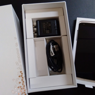 【取引終了】SIMフリースマートフォン ZTE AXON mini ゴールドの画像