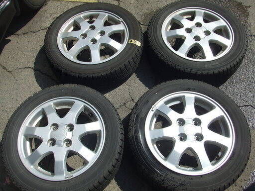 軽、冬、ダイハツ、スズキ、155/65R14　アルミ、スタッドレス　４本セット