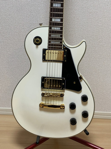 BUSKER'S バスカーズ　レスポール　白　ホワイト　ケース付き レスポール白【Busker's】エレキギター純正ソフトケース付属 BUSKER'S