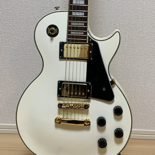 レスポール白【Busker’s】エレキギター純正ソフトケース付属