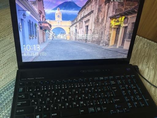 富士通ノートパソコンAH77/K 高性能corei7 タッチパネル メモリ8GB HDD1TB