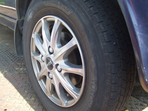 冬　軽バン、軽トラ、145/80R12　アルミ、スタッドレス　４本セット　145R12