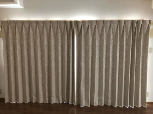 【大きいサイズ】カーテン  レースカーテンセット