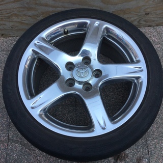 トヨタ アリスト 純正 アルミホイール 17×8JJ 50　114.3×5穴　4本セットの画像