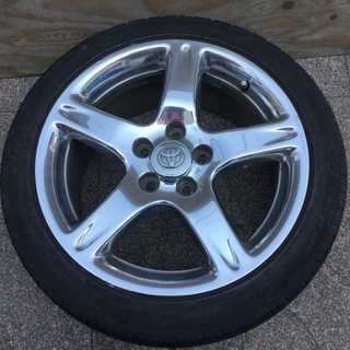 トヨタ アリスト 純正 アルミホイール 17×8JJ 50　114.3×5穴　4本セットの画像