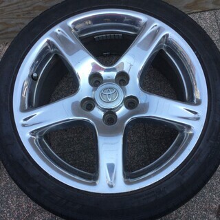 トヨタ アリスト 純正 アルミホイール 17×8JJ 50　114.3×5穴　4本セットの画像