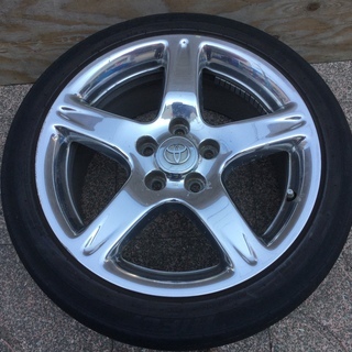 トヨタ アリスト 純正 アルミホイール 17×8JJ 50　114.3×5穴　4本セットの画像
