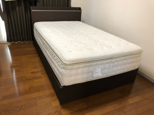 ニトリ セミダブルベッド Nスリープ プレミアム 引き出し・コンセント付き